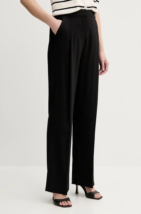Silvian Heach spodnie NIEVA damskie kolor czarny proste high waist GPP25374PA - zdjęcie produktu nr 1