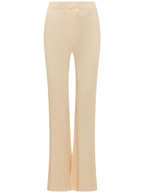 Jil Sander ribbed-knit trousers - Neutrals - zdjęcie produktu nr 1