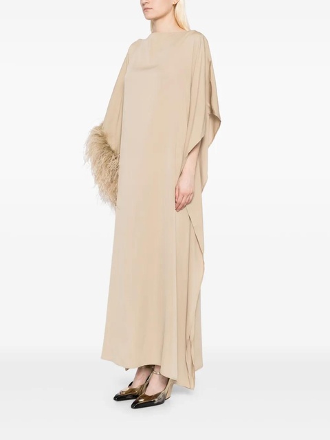 Ferragamo faux-fur detail dress - Neutrals - zdjęcie produktu nr 2
