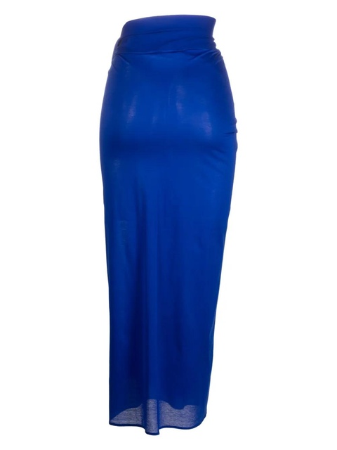 ERES Péplum side-tie cotton pareo - Blue - zdjęcie produktu nr 2