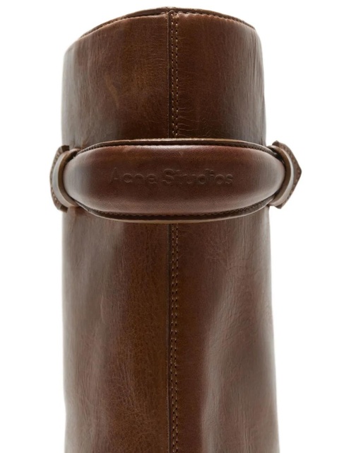 Acne Studios strap leather boot - Brown - zdjęcie produktu nr 2
