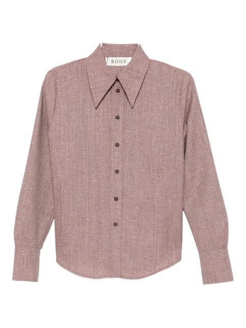 Róhe tweed shirt - Red - zdjęcie produktu nr 1