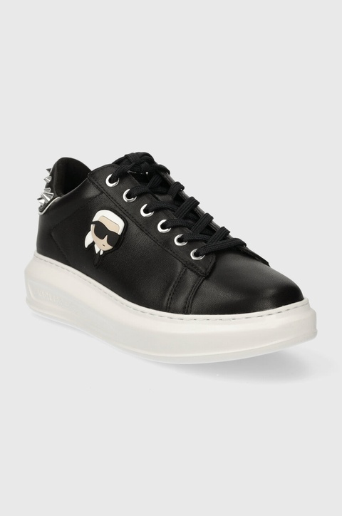 Karl Lagerfeld sneakersy skórzane KAPRI kolor czarny KL62529N - zdjęcie produktu nr 2