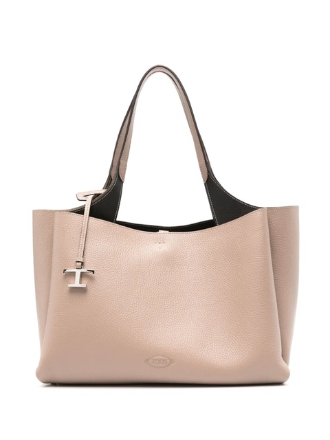 Tod's medium leather tote bag - Neutrals - zdjęcie produktu nr 1