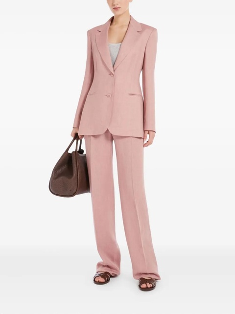 Max Mara pleat-detail trousers - Pink - zdjęcie produktu nr 2