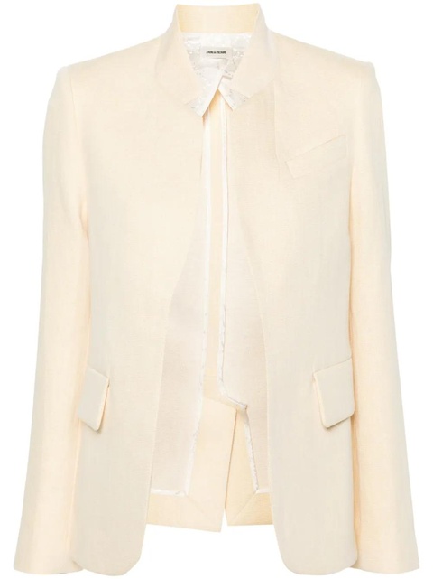 Zadig&Voltaire Very lurex single-breasted blazer - Yellow - zdjęcie produktu nr 1
