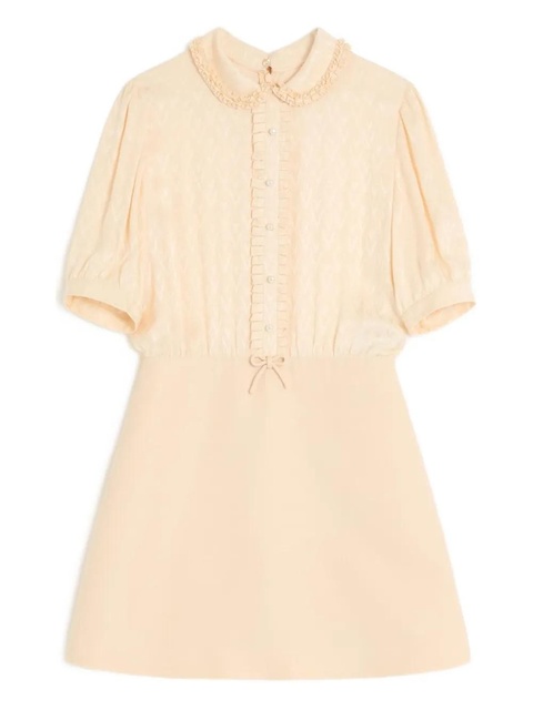 Valentino Garavani Crepe Couture mini dress - Neutrals - zdjęcie produktu nr 1
