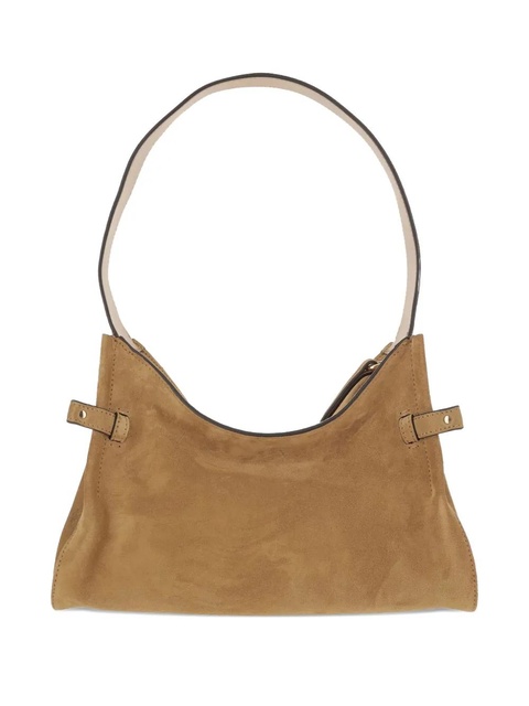 Chloé charm-embellished suede shoulder bag - Brown - zdjęcie produktu nr 2