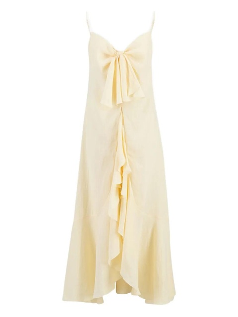 Johanna Ortiz Zambra linen top - Yellow - zdjęcie produktu nr 1