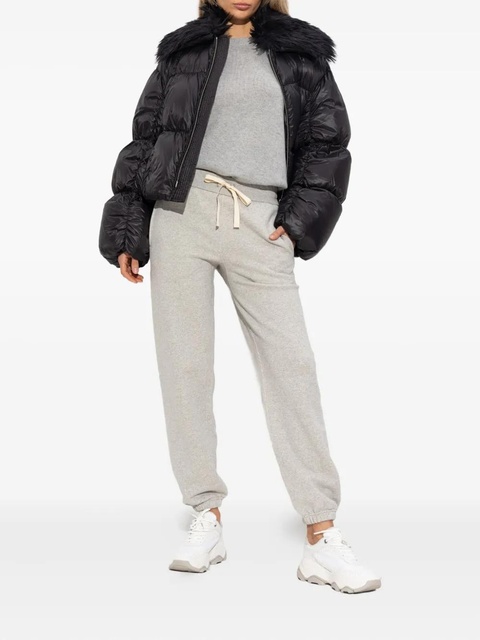 Jil Sander quilted faux-fur-collar jacket - Black - zdjęcie produktu nr 2
