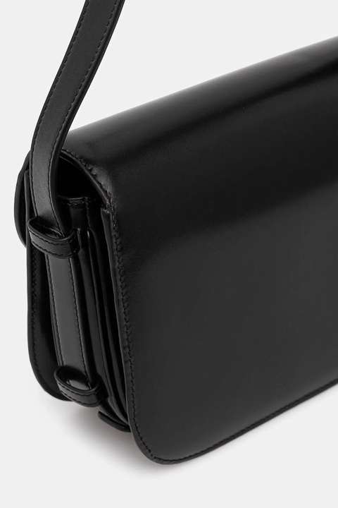 Kenzo torebka skórzana kolor czarny FE62SA318L03.99 - zdjęcie produktu nr 2