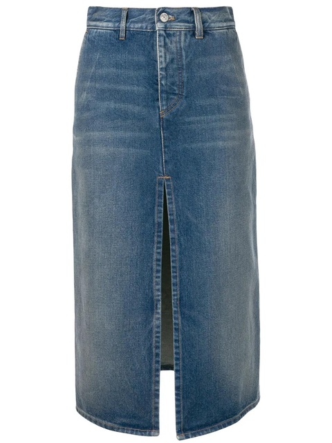 Balenciaga front slit skirt - Blue - zdjęcie produktu nr 1