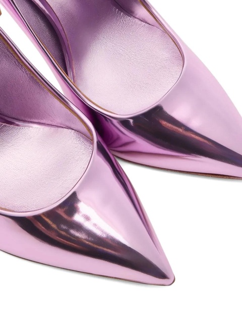Casadei 120mm Blade Interstellar metallic pumps - Purple - zdjęcie produktu nr 1
