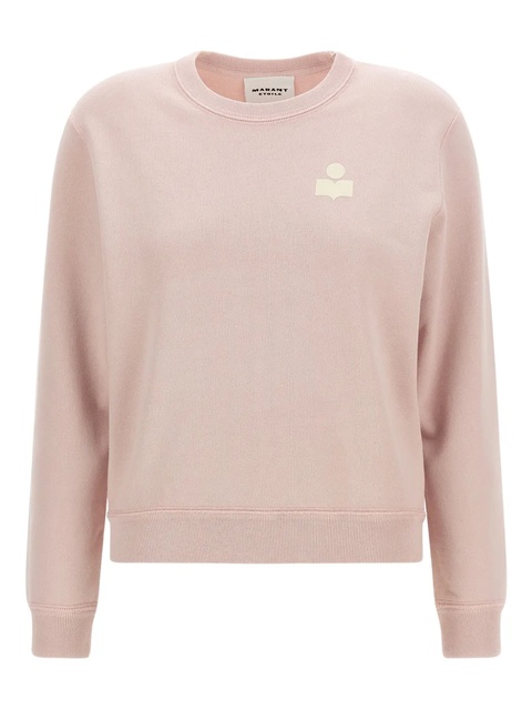 MARANT ÉTOILE logo-embroidered crew-neck sweater - Pink - zdjęcie produktu nr 1