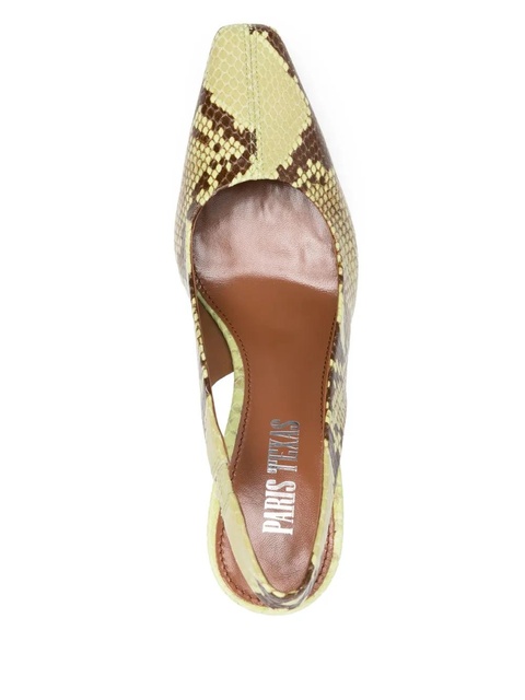 Paris Texas 80mm leather pumps - Green - zdjęcie produktu nr 2