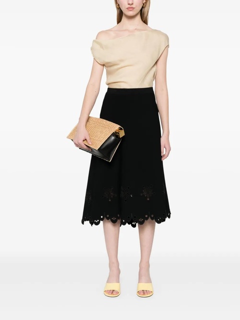 Altuzarra Melly midi skirt - Black - zdjęcie produktu nr 2