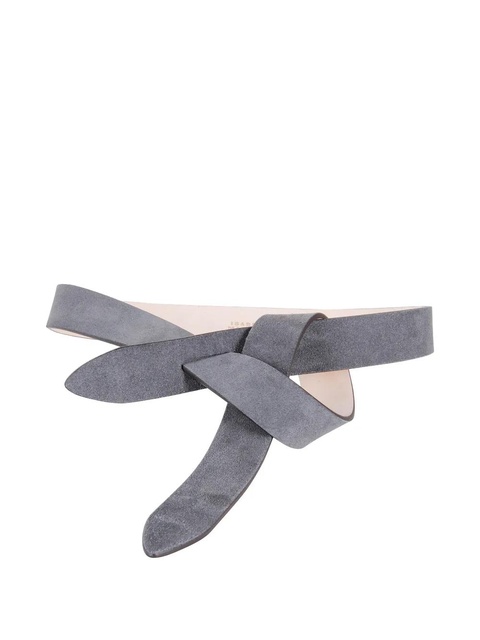 ISABEL MARANT embossed-logo belt - Grey - zdjęcie produktu nr 2