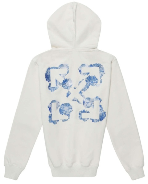 OFF-WHITE - Kremowa bluza z logo na plecach - zdjęcie produktu nr 1