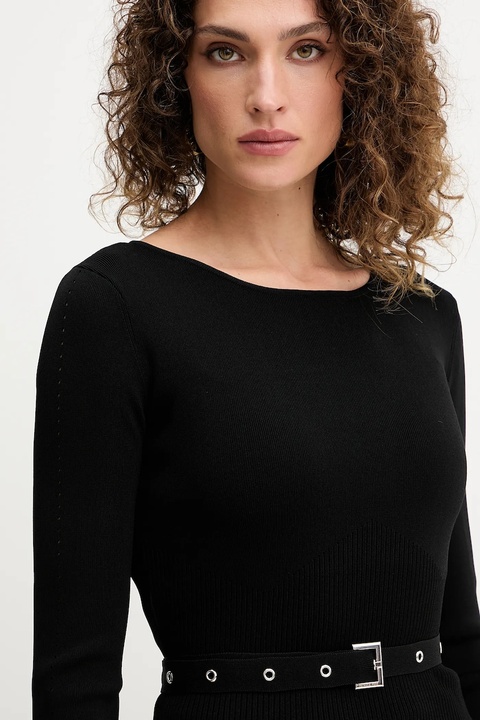 Patrizia Pepe sweter damski kolor czarny lekki 8K0309 K274 - zdjęcie produktu nr 2