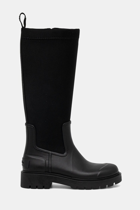 Calvin Klein kalosze HIGH RAINBOOT NEOPRENE damskie kolor czarny YW0YW02002 - zdjęcie produktu nr 2