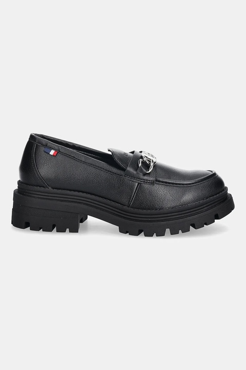 U.S. Polo Assn. mokasyny ALICYA007 damskie kolor czarny na płaskim obcasie ALICYA007W/EY1 - zdjęcie produktu nr 2