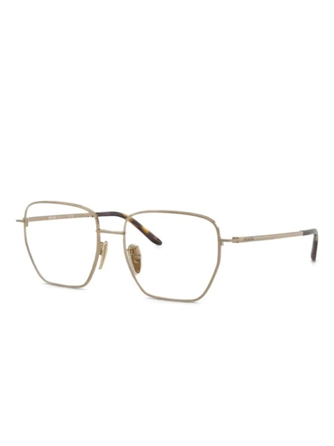 Prada Eyewear square-frame glasses - Gold - zdjęcie produktu nr 1