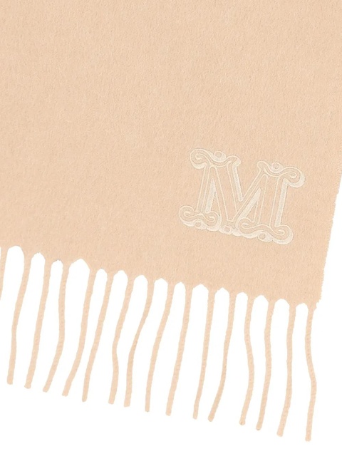 Max Mara embroidered fringed scarf - Neutrals - zdjęcie produktu nr 2