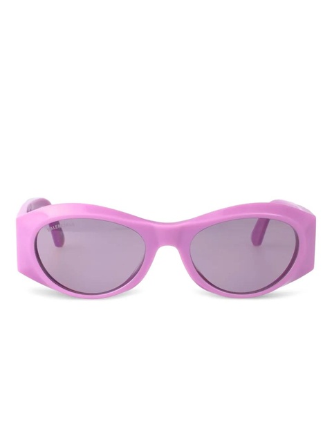 Balenciaga Eyewear geometric-frame sunglasses - Pink - zdjęcie produktu nr 1