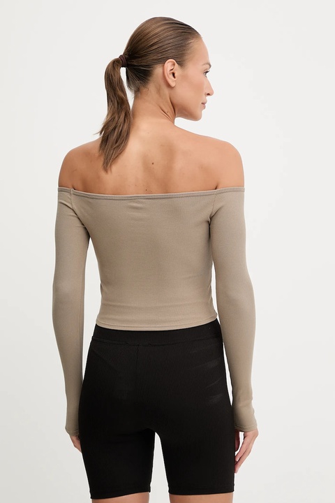 Guess longsleeve CARLA damski kolor zielony V5YP07 K8RT2 - zdjęcie produktu nr 2