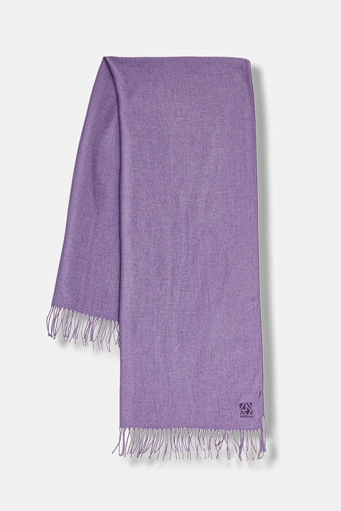 Marella szalik damski kolor fioletowy gładki 2523546067200 - zdjęcie produktu nr 1