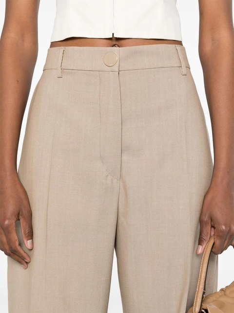 Sportmax virgin wool high-waisted trousers - Neutrals - zdjęcie produktu nr 2