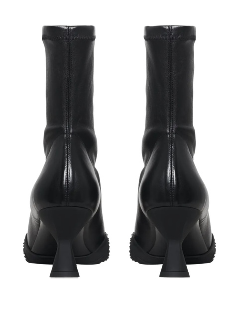 Marine Serre pointed-toe sculpted-heel boots - Black - zdjęcie produktu nr 2