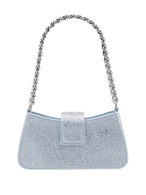 MISBHV crystal-detail shoulder bag - Blue - zdjęcie produktu nr 2