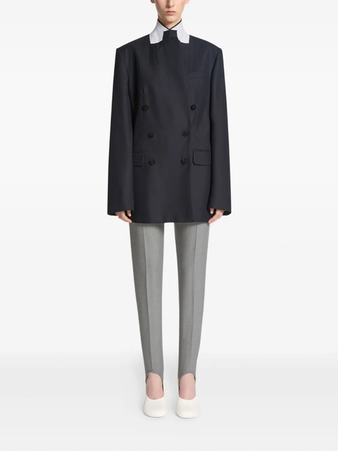 DRIES VAN NOTEN double-breasted wool blazer - Blue - zdjęcie produktu nr 2