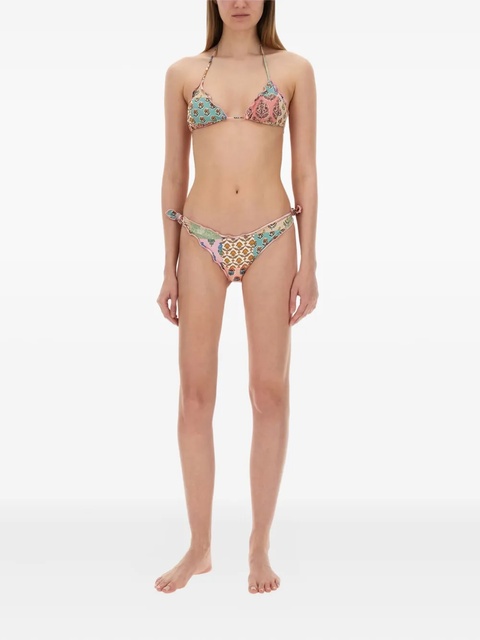 MC2 Saint Barth Sarius patchwork ruffled bikini - Pink - zdjęcie produktu nr 2