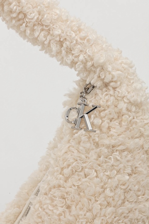 Calvin Klein torebka kolor beżowy LV04F3143G - zdjęcie produktu nr 2
