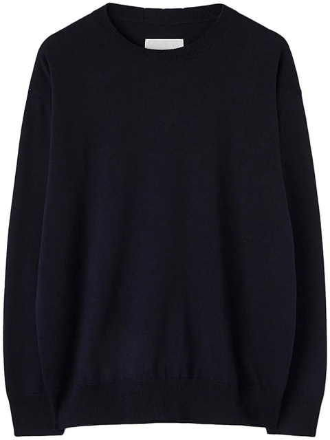 Jil Sander crew-neck wool jumper - Blue - zdjęcie produktu nr 1