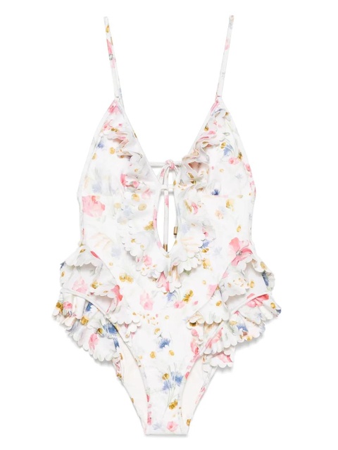 ZIMMERMANN Lucky Waterfall swimsuit - White - zdjęcie produktu nr 1
