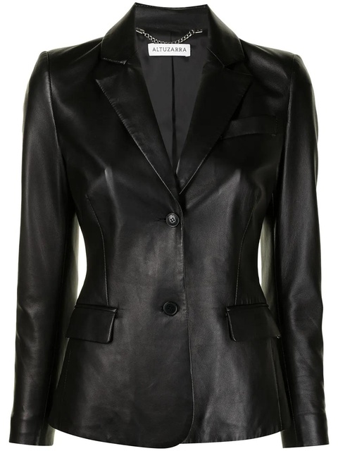 Altuzarra Fenice leather jacket - Black - zdjęcie produktu nr 1
