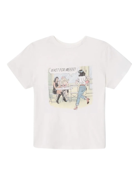 RE/DONE illustration-print T-shirt - White - zdjęcie produktu nr 1