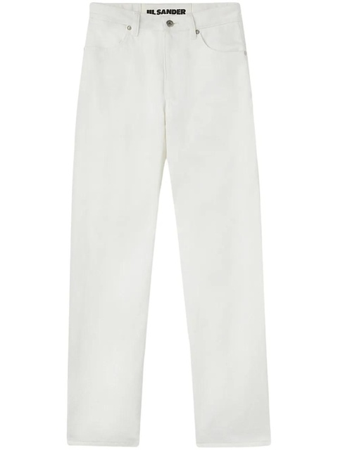 Jil Sander cropped straight-leg jeans - White - zdjęcie produktu nr 1