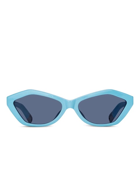 Jacquemus geometric-frame sunglasses - Blue - zdjęcie produktu nr 1
