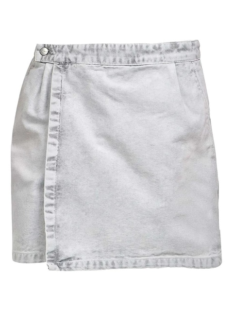Carhartt WIP Emery wrap-front mini skirt - Grey - zdjęcie produktu nr 2