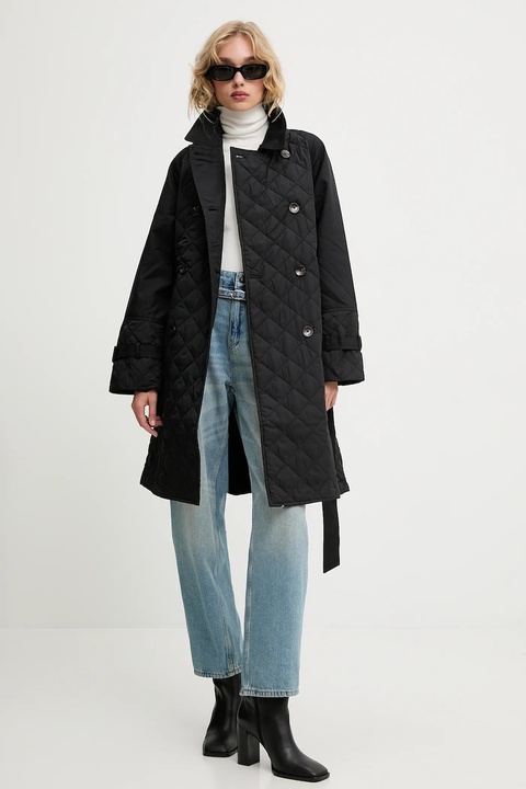 Answear.LAB sweter z wełną damski kolor beżowy lekki z golfem - zdjęcie produktu nr 2