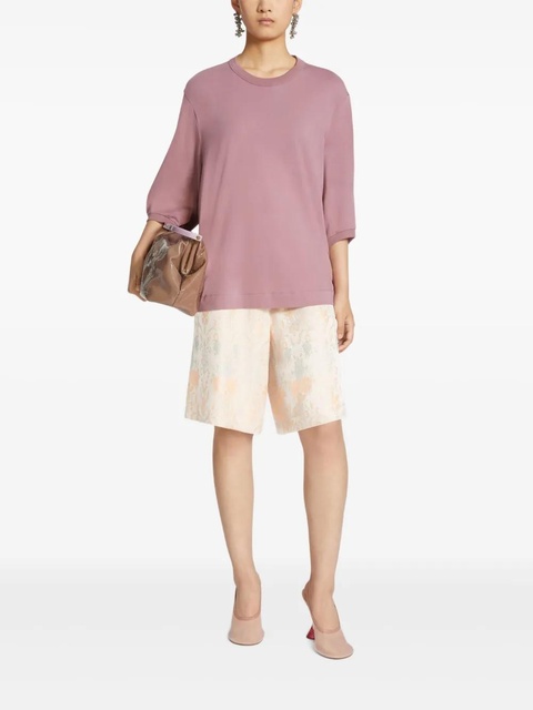 DRIES VAN NOTEN balloon-sleeves T-shirt - Pink - zdjęcie produktu nr 2