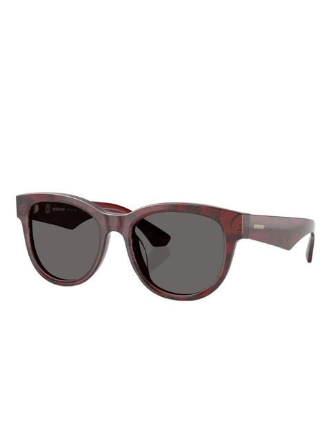 Burberry Eyewear check-pattern sunglasses - Red - zdjęcie produktu nr 2