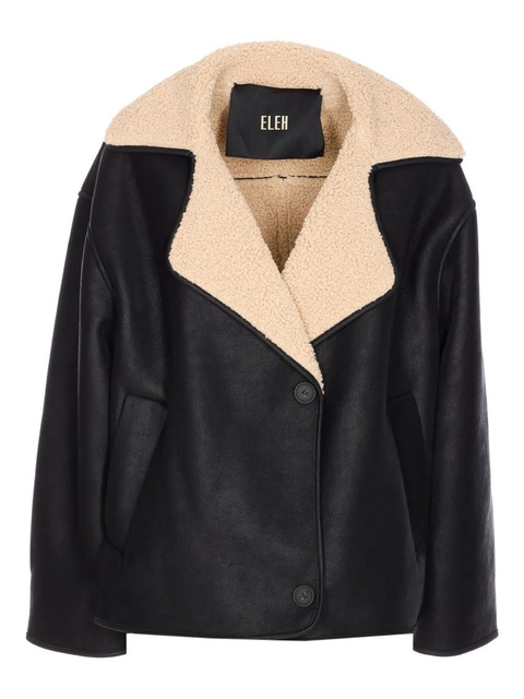 Eleh button-fastening jacket - Black - zdjęcie produktu nr 1