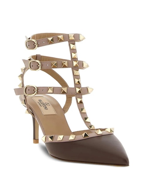 Valentino Garavani 65MM rockstud pumps - Brown - zdjęcie produktu nr 2