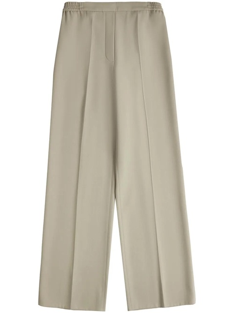 Tod's elasticated-waist straight-leg trousers - Neutrals - zdjęcie produktu nr 1
