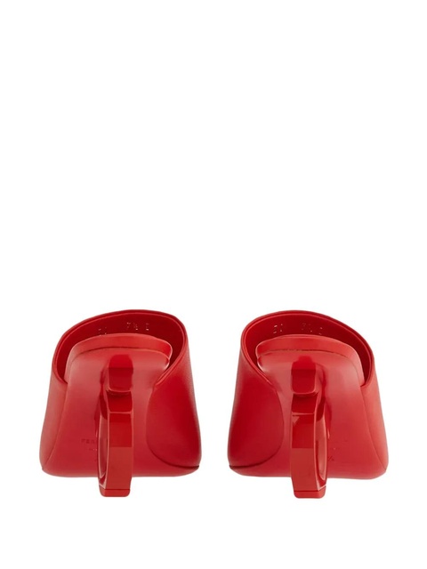 Ferragamo 70mm open-toe sculpted-heel mules - Red - zdjęcie produktu nr 2